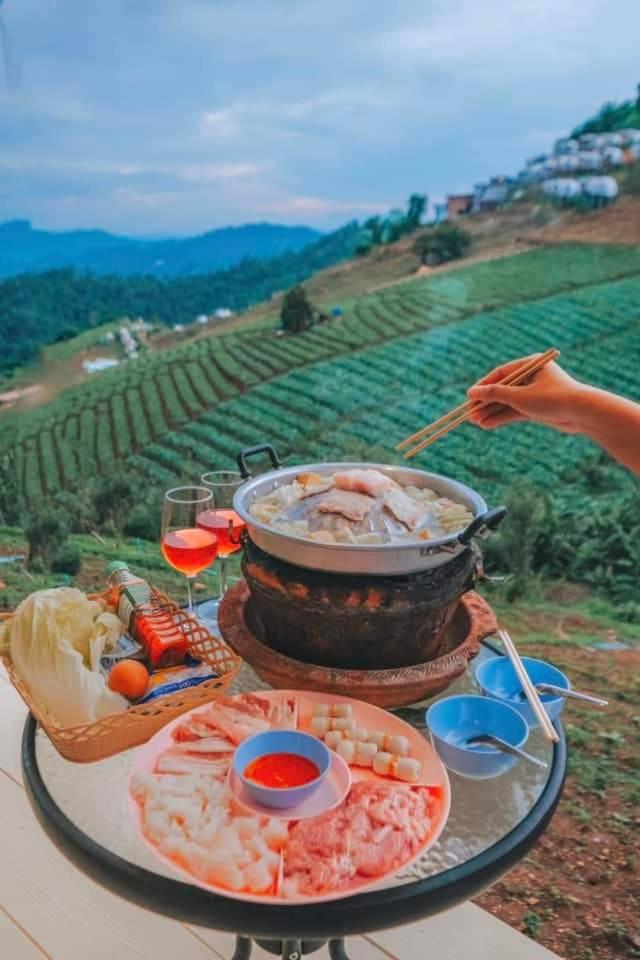 ภูวินคาเฟ่ โฮมสเตย์ Phuwin Cafe Homestay Mon Jam Экстерьер фото